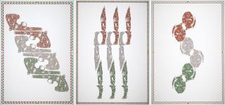 Parastou Forouhar - Untitled (From The Flag Collection Series)