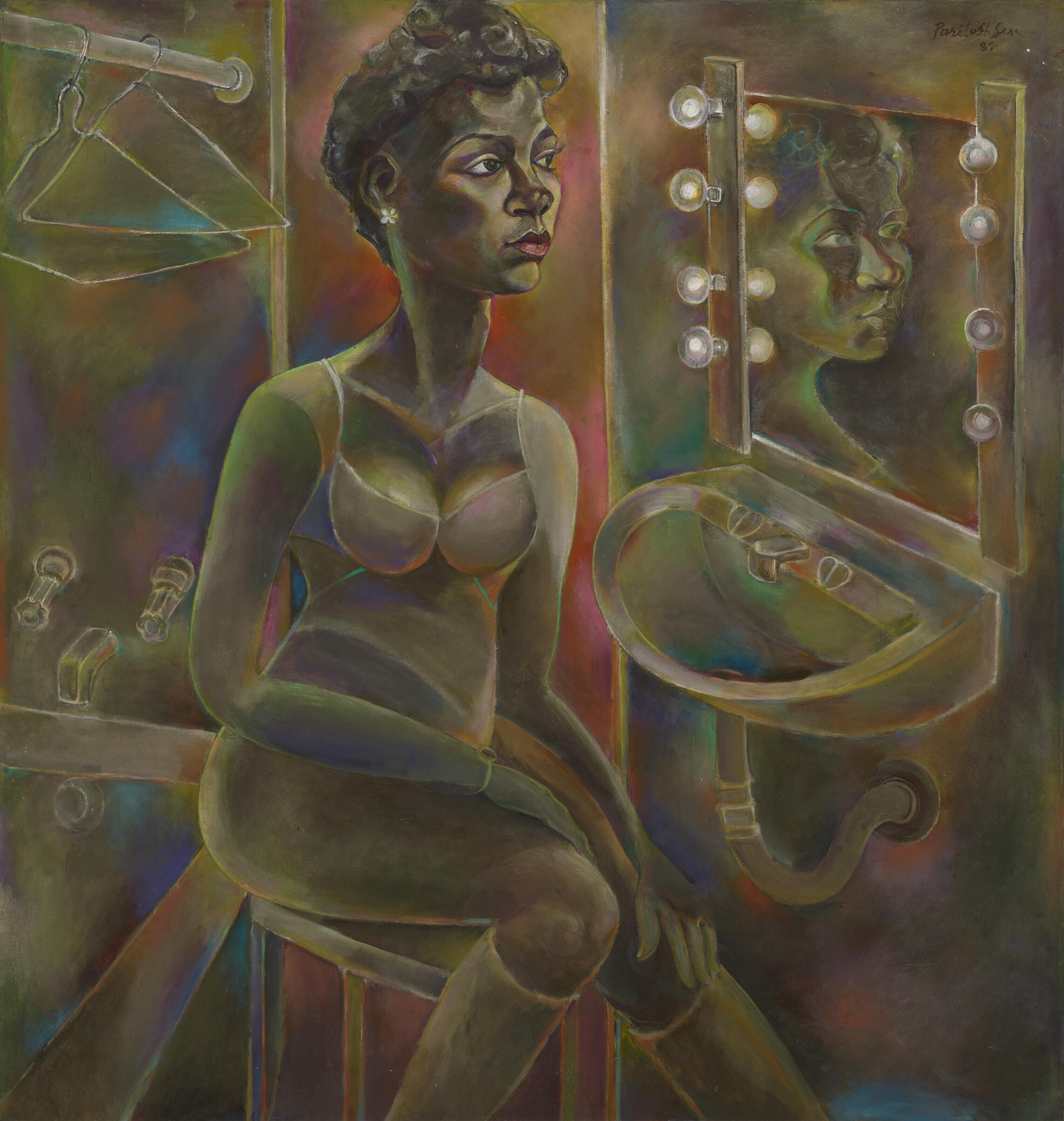 Paritosh Sen - Isabelle Before the Mirror