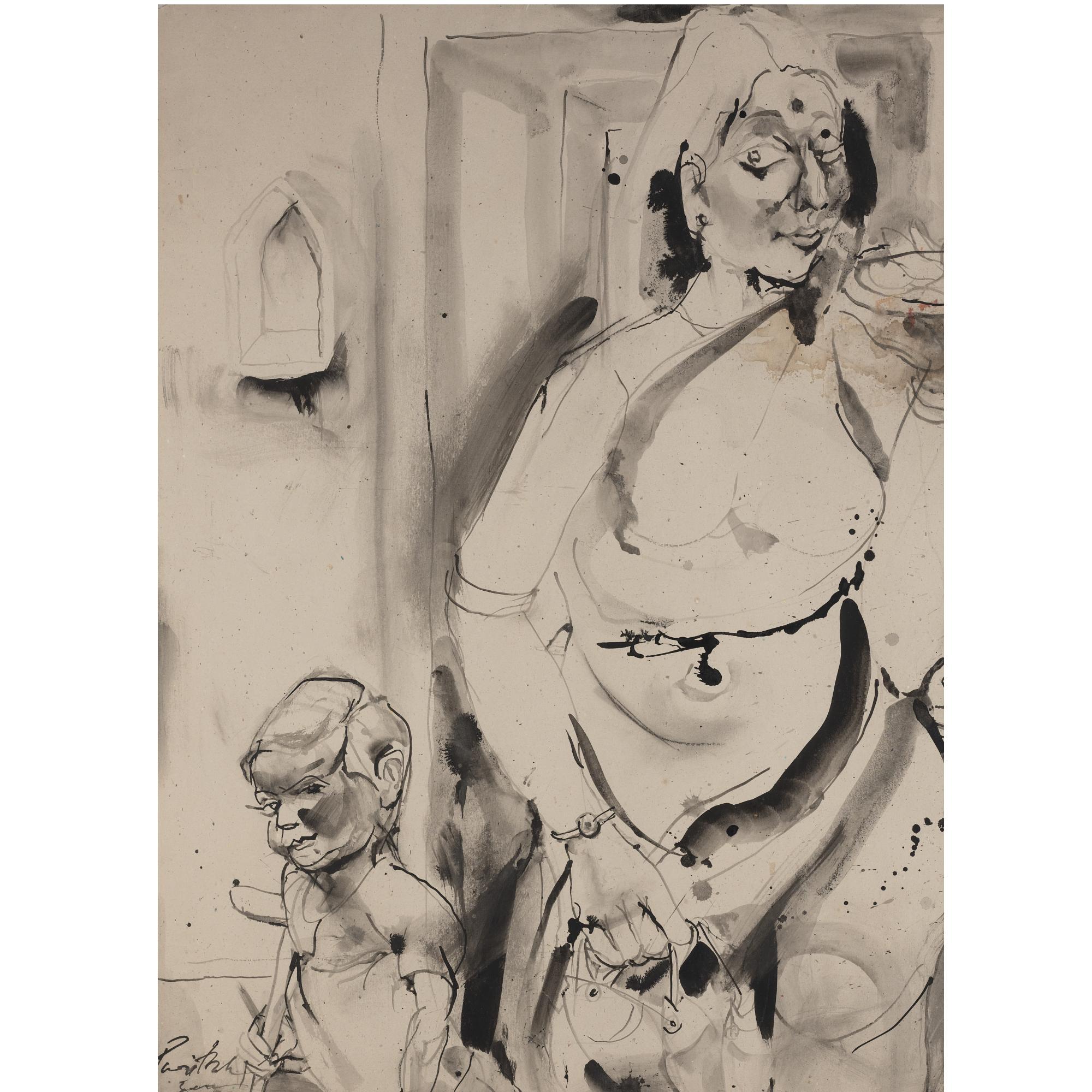 Paritosh Sen - Mother And Child