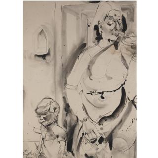 Paritosh Sen - Mother And Child