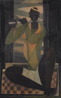 Paritosh Sen - Untitled (Joueur de Flute)