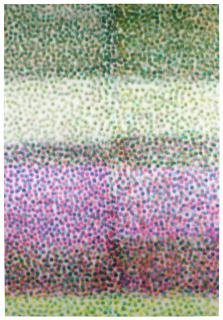 Parker Ito - Inkjet Painting #11 (8 Color Ink, Variation)