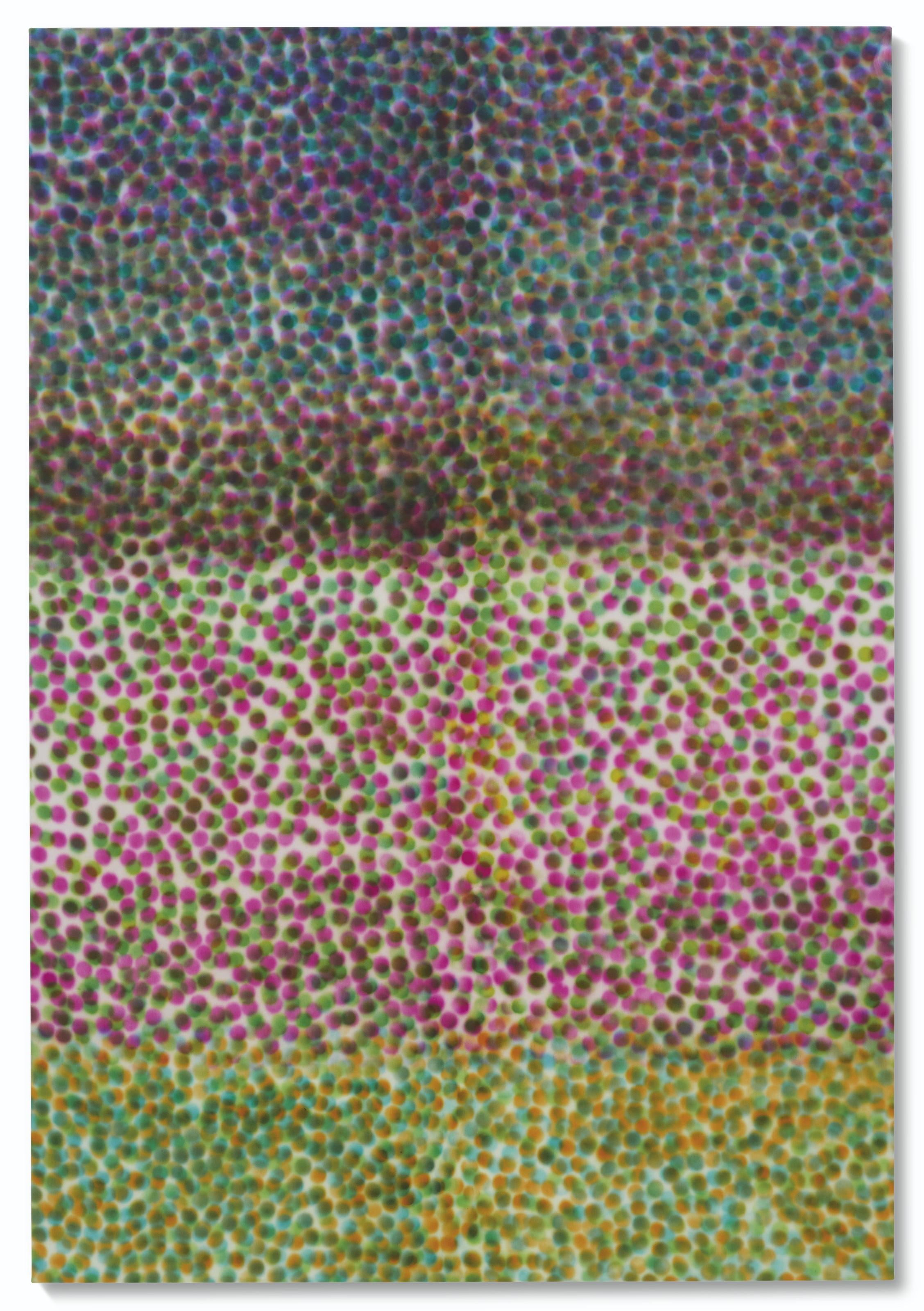 Parker Ito - Inkjet painting #12 (8 color ink, variation)