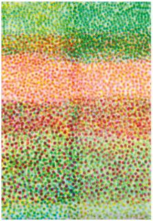 Parker Ito - Inkjet Painting #9 (8 Colour Ink, Variation)
