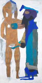 Parviz Tanavoli - Farhad\'s lover (Shirin) and the Arab