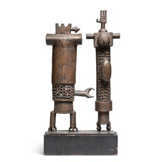 Parviz Tanavoli - Poet and Pregnant Woman / Poet and the Lover of King