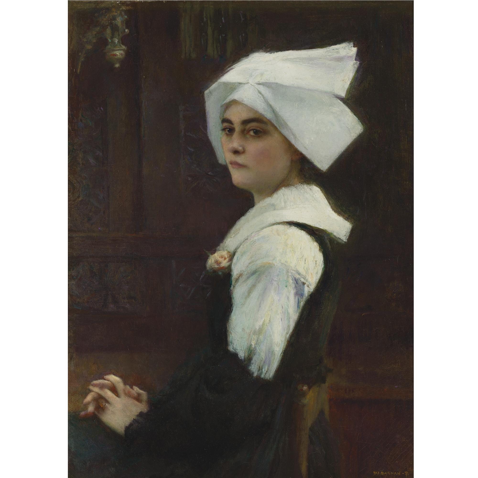 Pascal-Adolphe Dagnan-Bouveret - French Breton Girl