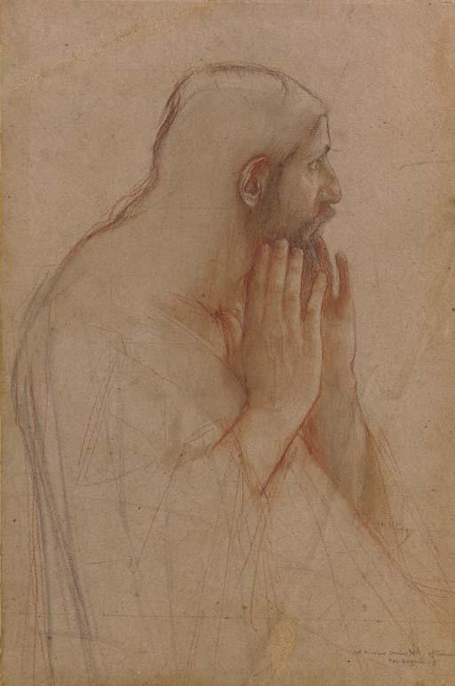 Pascal Adolphe Jean Dagnan-Bouveret - A Disciple, A Study for a Figure in The Supper at Emmaus