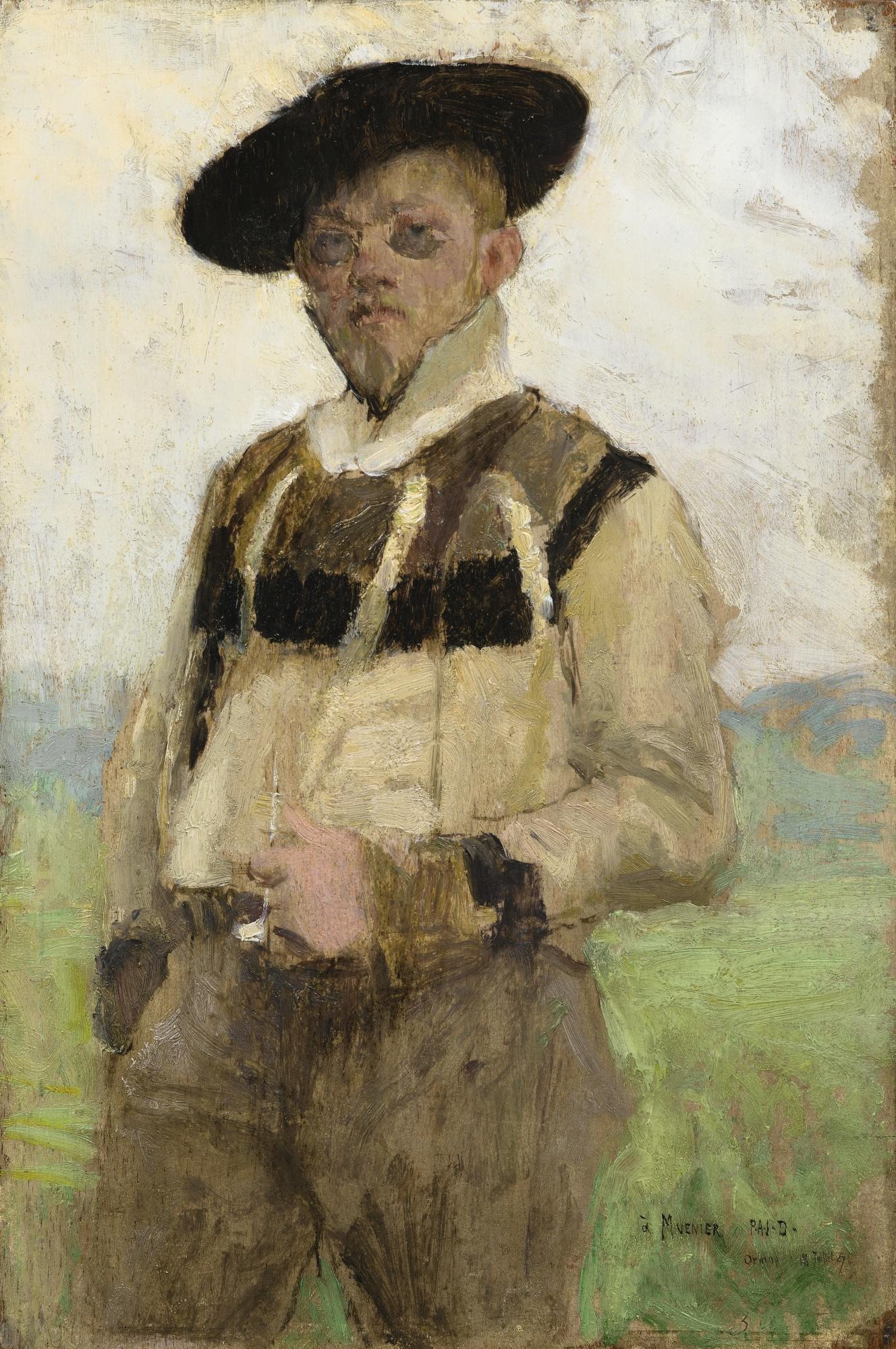 Pascal-Adolphe-Jean Dagnan-Bouveret - Portrait Of Jules-Alexis Muenier