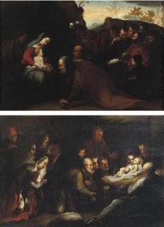 Pasquale De\' Rossi - The Adoration of the Shepherds; and The Adoration of the Magi