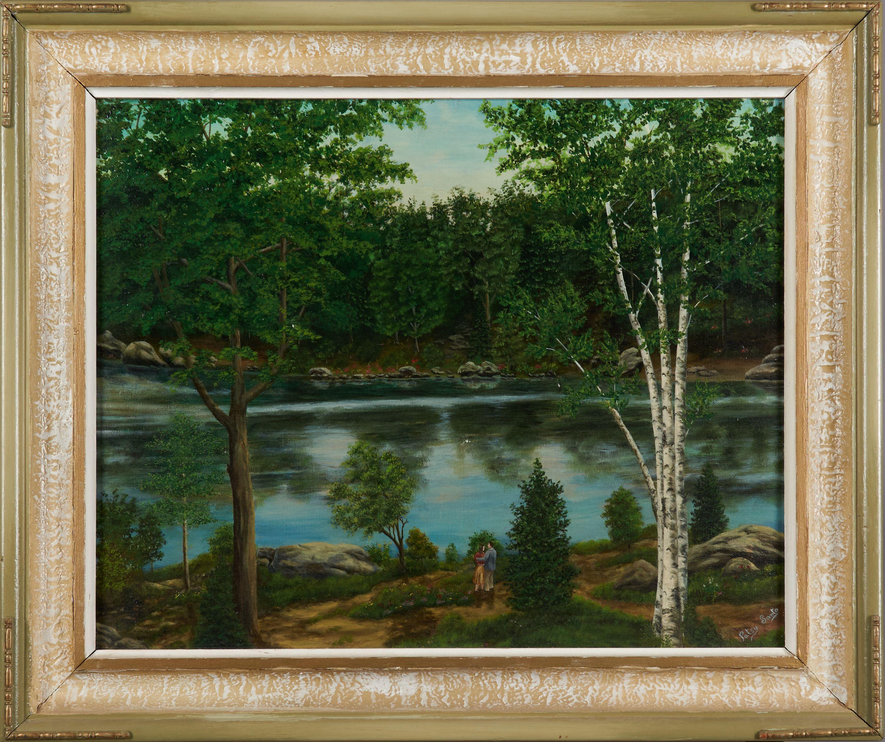 Pasquale Santo - A Couple By A Stream