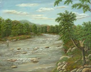 Pasquale Santo - Fishing in the Roaring Branch