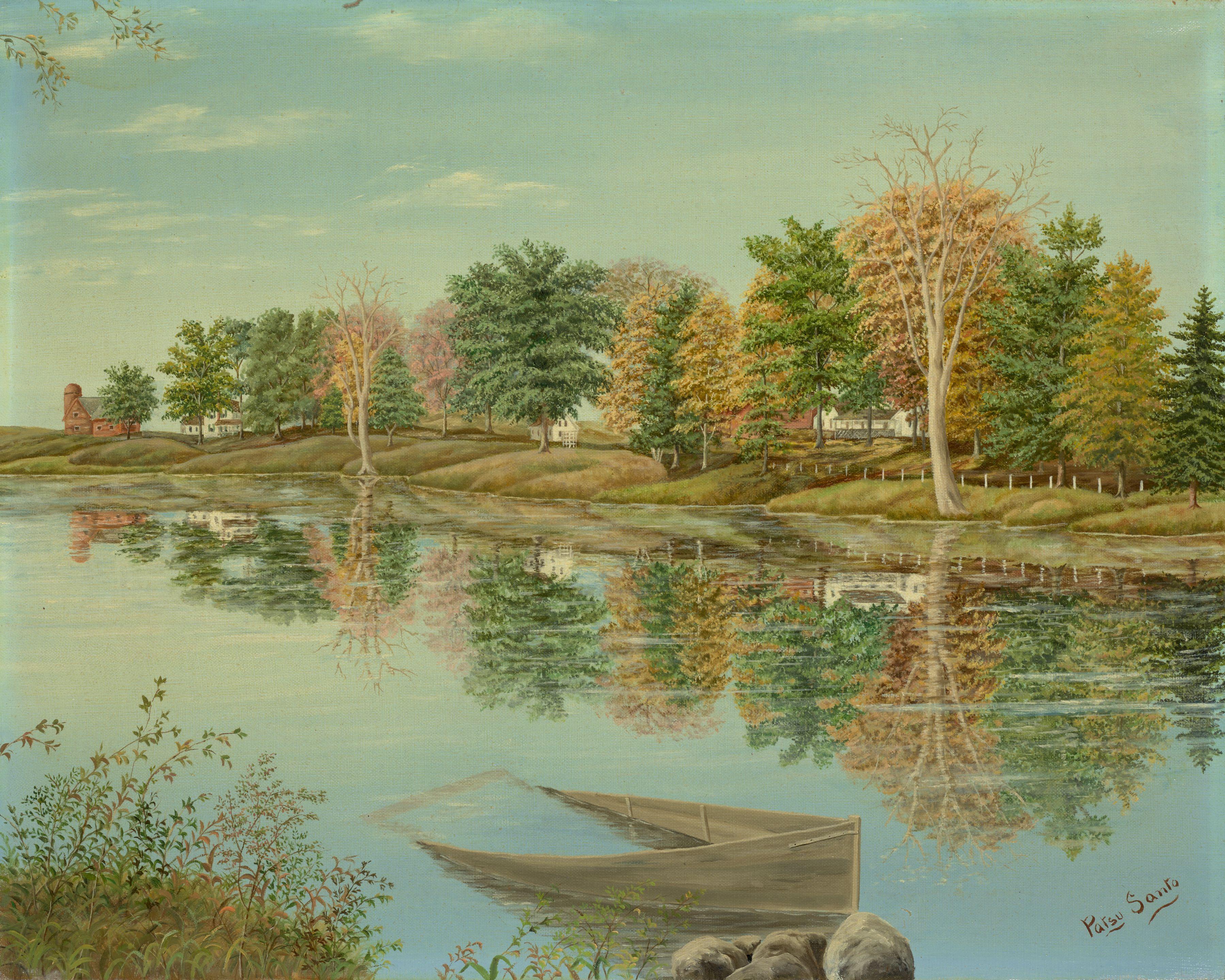 Pasquale Santo - Rowboat on Lake Lauderdale