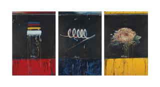 Pat Steir - Beautiful Chinese painting (triptyque)