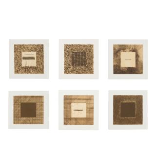 Pat Steir - Drawing Lesson, Part 1, Line, Six Etchings with Drypoint