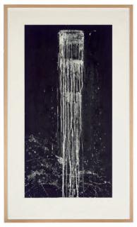 Pat Steir - Long Vertical Falls #1