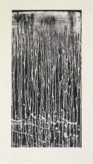 Pat Steir - Long Vertical Falls #4