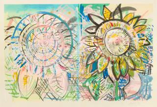 Pat Steir - Sunflower