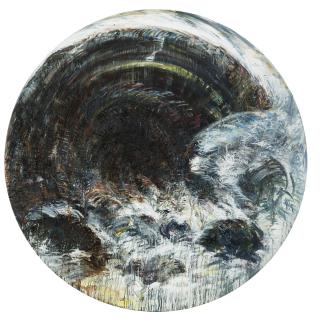 Pat Steir - The Moon And The Wave: Courbet\'S Moon