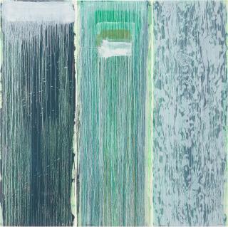 Pat Steir - Triptych Snake