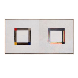 Pat Steir - White Paintings with Color Bands, 1979