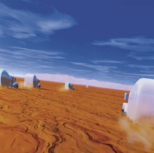 Patricia Piccinini - Desert Riders - Plain From Autosphere Series