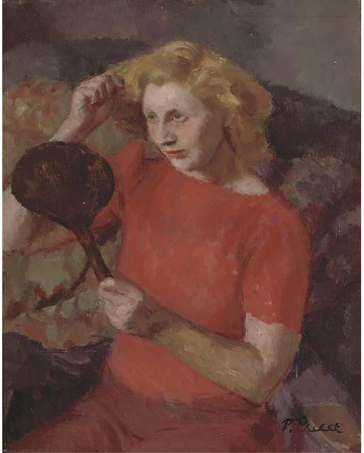 Patricia Preece - Woman At Her Toilette