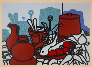 Patrick Caulfield R.A. - Glazed Earthenware
