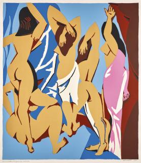 Patrick Caulfield, R.A. - Les Demoiselles D\'Avignon Vues De Derrière (Cristea 90)