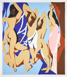 Patrick Caulfield R.A - Les Desmoiselles D\'Avignon Vues De Derrière (Cristea 90)