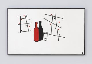 Patrick Caulfield, R.A. - Red, White And Black Still Life