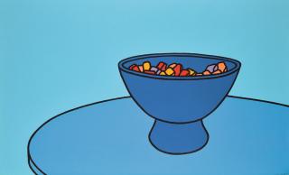 Patrick Caulfield, R.A. - Sweet Bowl (Cristea 5)