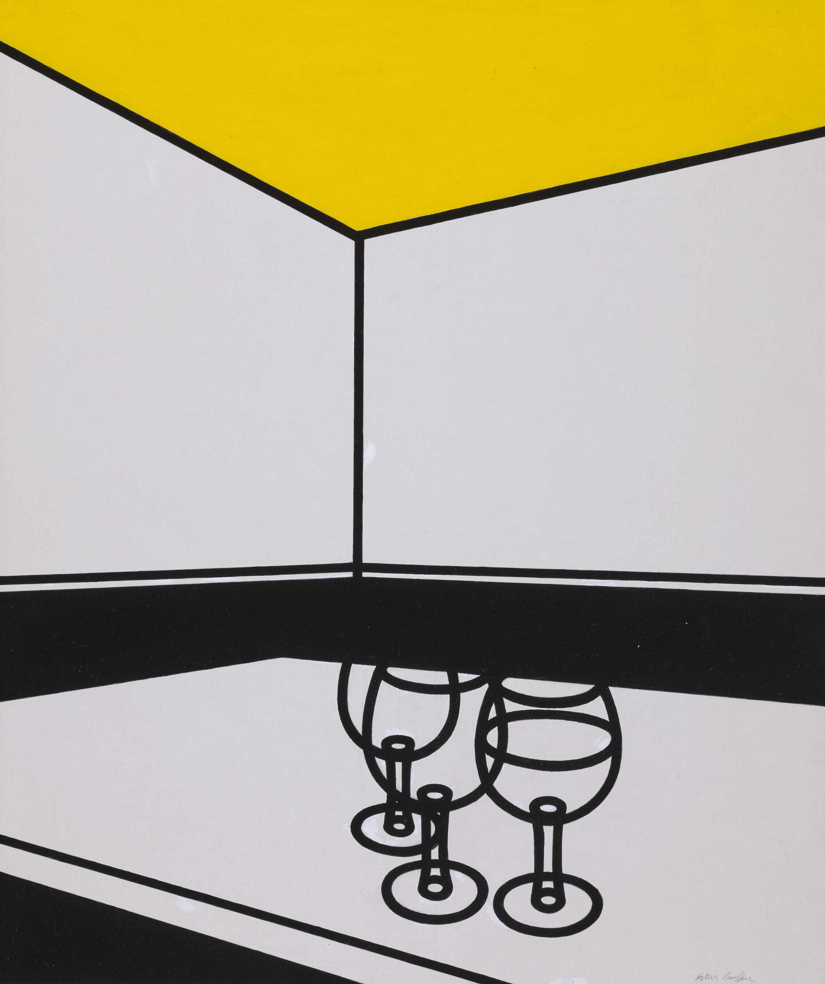 Patrick Caulfield, R.A. - Wine Glasses on a Table