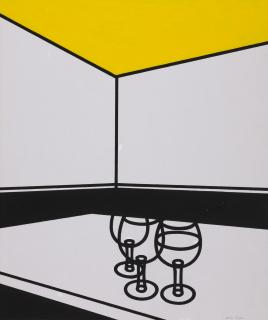 Patrick Caulfield, R.A. - Wine Glasses on a Table
