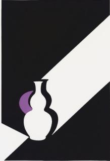 Patrick Caulfield RA - Arita Flask, from White Ware (C.82)