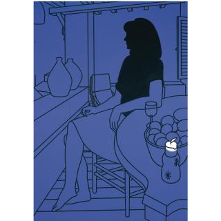 Patrick Caulfield - Girl On A Terrace