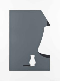 Patrick Caulfield - Lamp and Lung Kuan Ware, from: White Ware Prints