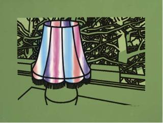 Patrick Caulfield - Lamp and Pines (C. 45)