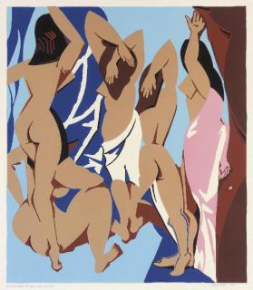 Patrick Caulfield - Les Demoiselles d\'Avignon vues de Derrière (C. 90)