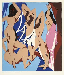 Patrick Caulfield - Les Demoiselles d\'Avignon vues de Derrière (Cristea 90)