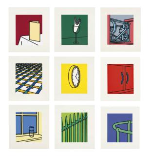 Patrick Caulfield - Some Poems of Jules Laforgue, Petersburg Press, London, 1973 (C. 38)