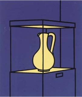 Patrick Caulfield - Vase on Display (Cristea 23.)