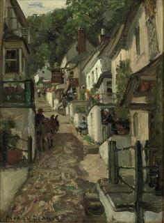 Patrick Downie, R.S.W. - High Street, Clovelly, Devon