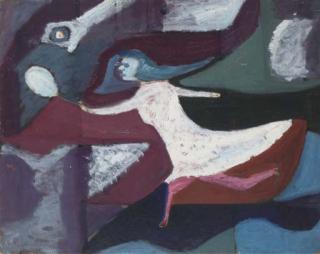 Patrick Hayman - Girl Playing Tennis