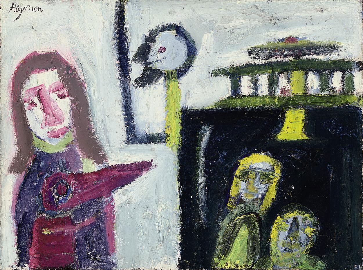 Patrick Hayman - Questions on a Winter Day; and Big Lady with Admiring Dwarf