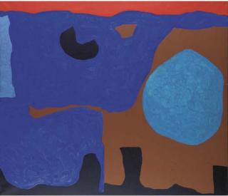 Patrick Heron, R.A. - Mainly Ultramarine and Venetian: November 1966
