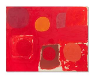 Patrick Heron - 5 Discs in Red: March 1964
