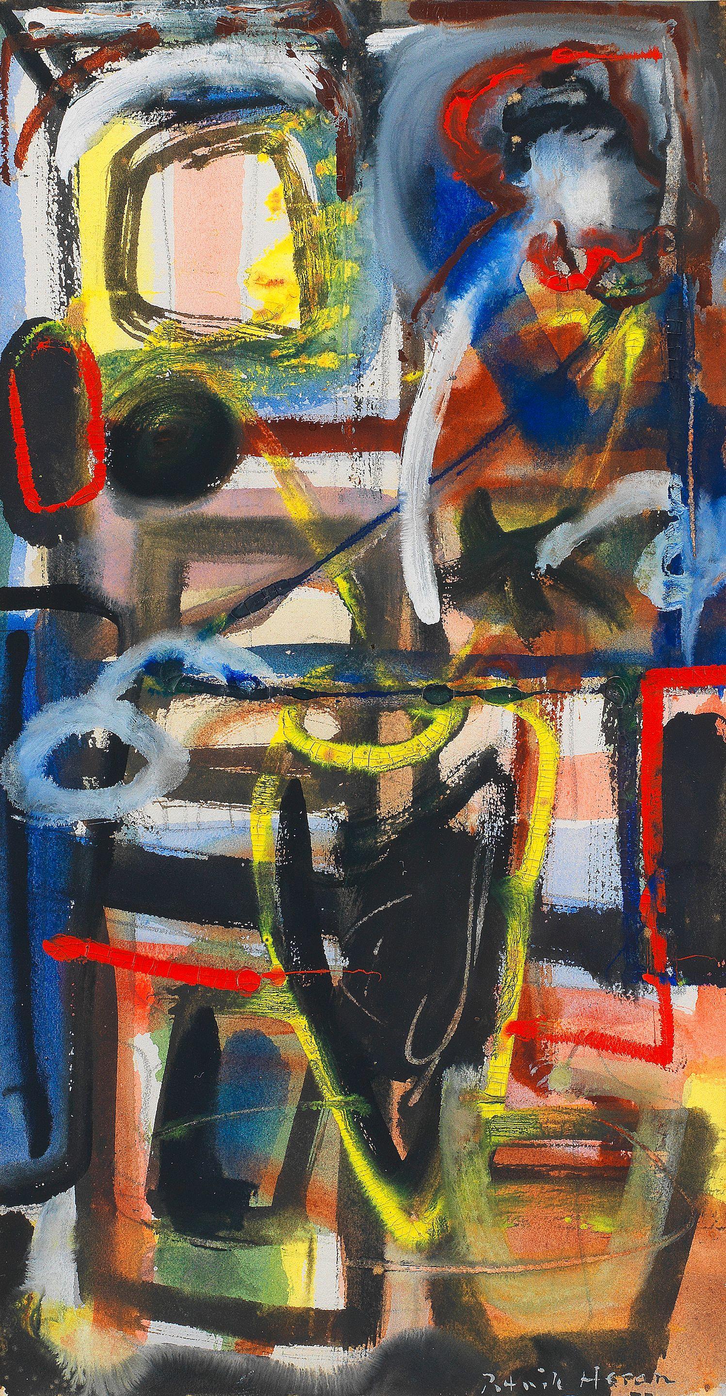 Patrick Heron - FLOWERS IN A WINDOW : OCTOBER 1952