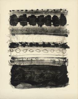 Patrick Heron - Grey and Black Stripes