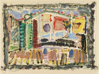 Patrick Heron - Interior with Grand Piano